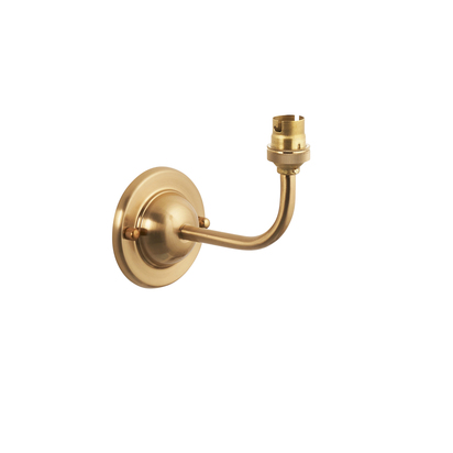 Abberbrook Wall Fitting Wall light Brushed aged brass plate