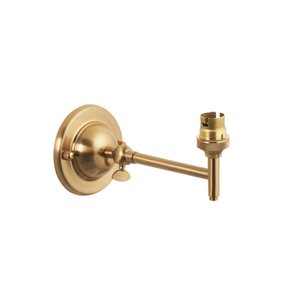 Abberwood Wall Fitting Wall light Brushed aged brass plate
