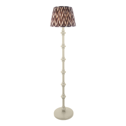 Pimlico Floor Floor light Satin almond white paint & pearl grey fabric
