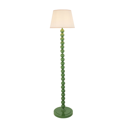 Beechford Floor Floor light Gloss cotswold green paint & vintage white fabric