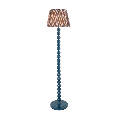 Beechwell Floor Floor light Gloss marlin blue paint & pearl grey fabric