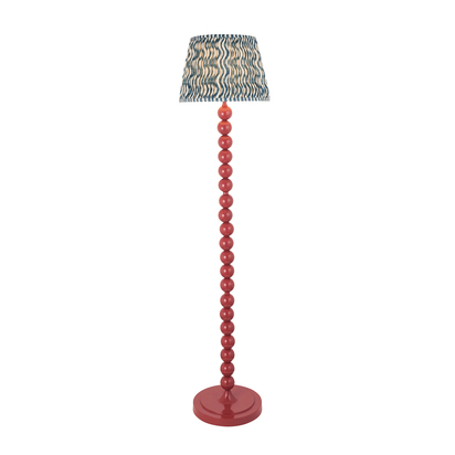 Beechton Floor Floor light Gloss pink clay paint & marlin blue fabric