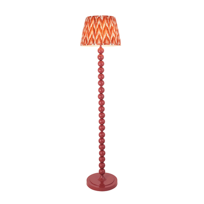 Beechwell Floor Floor light Gloss pink clay paint & apricot orange fabric