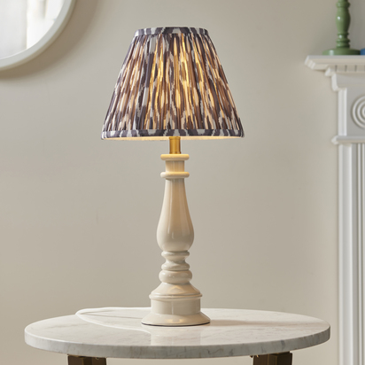 Brentmere Table Table light Almond white & pearl grey fabric