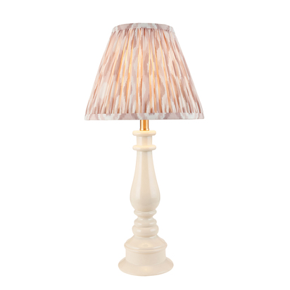 Brentmere Table Table light Almond white & neutral print fabric