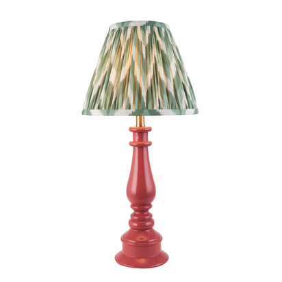 Brentcroft Table Table light Pink clay & cotswold green fabric