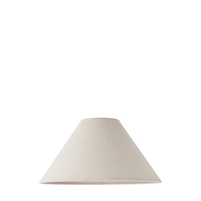 Carlton 31cm Tapered Shade Shade light Natural faux linen
