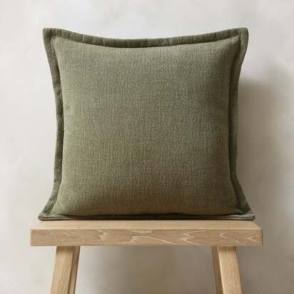 Marling Linen Mix Olive - Home Accessories - The Cotswold Company