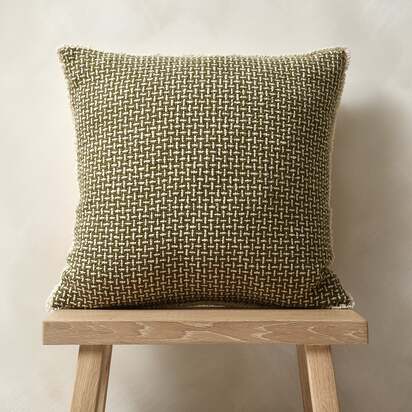 Braid Woven Cotton Cushion Fir - Home Accessories - The Cotswold Company
