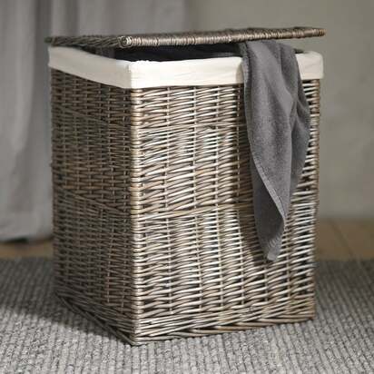 Large Antique Wash Laundry Basket - Home Accessories - The Cotswold Company