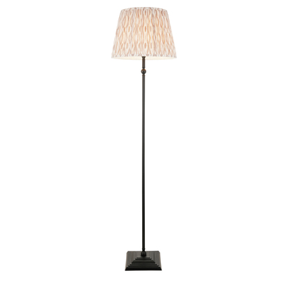 Brackenwell Floor Floor light Matt black & neutral print fabric