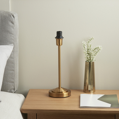 Brockview Table Base Table light Vintage brass finish