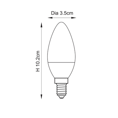 Amberwick Non-dimmable Accessory light Opal pc & gloss white plastic