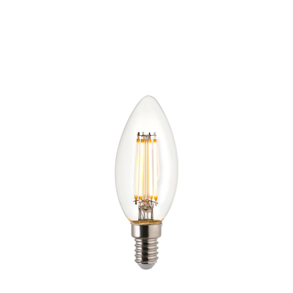 Camheath Non-Dimmable Accessory light Clear glass & bright nickel plate