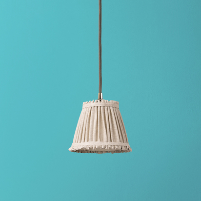 18cm pendant bloomer shade in natural linen