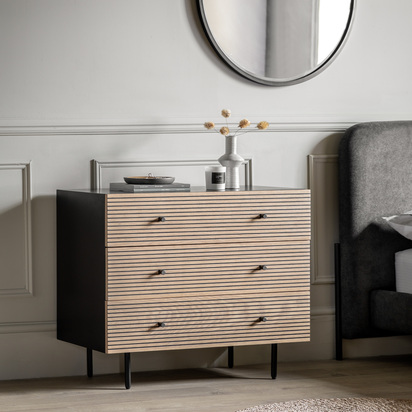 Cranbridge 3 Drawer Chest 900x400x750mm