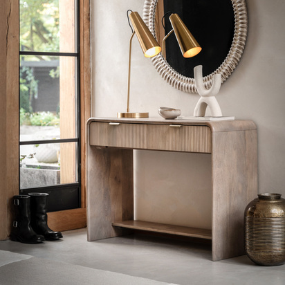 Ashport 2 Drawer Console 1100x380x800mm