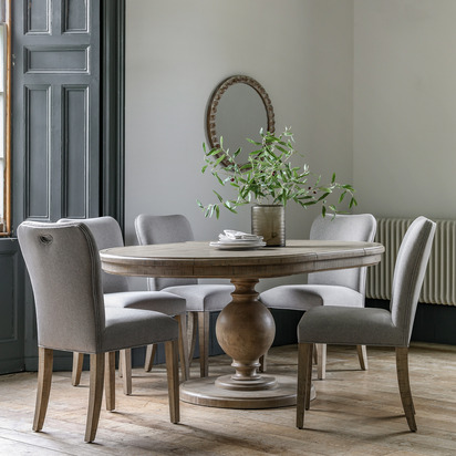 Linham Rnd Ext Dining Tble 1200/1600x1200x750mm