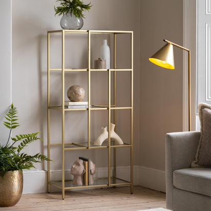 Henby Display Unit Champagne 700x320x1505mm