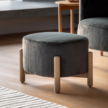 Ledhurst Footstool Alaska Graphite