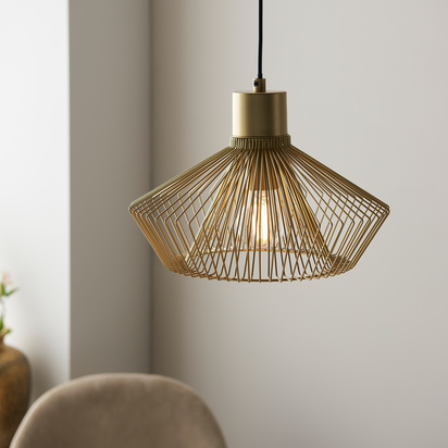 Notting Hill Pendant Light Metalic Gold