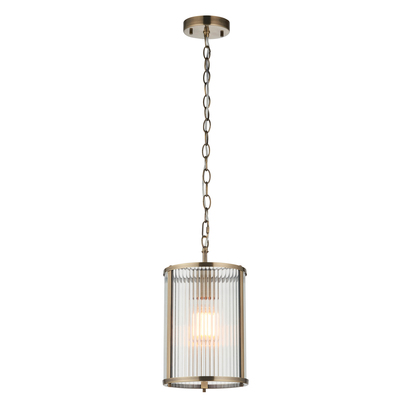 Taormina 1 Pendant Light Antique Brass