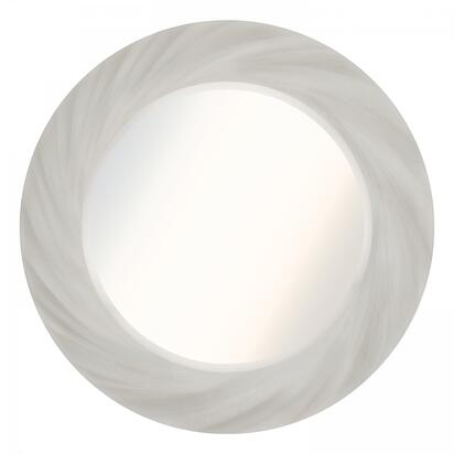Lynton Twist Mirror Off White