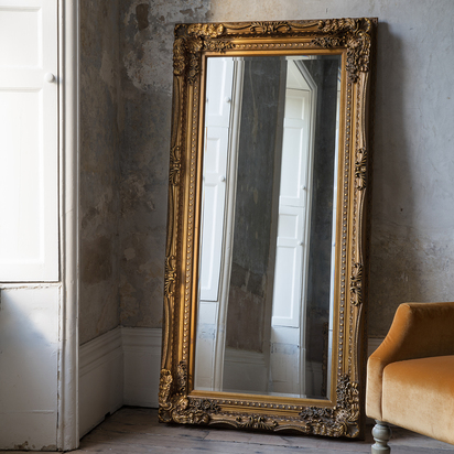 Eynsham Louis Leaner Mirror Gold 1740x870mm  - Large