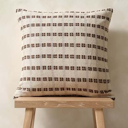Flush Striped Hand Woven Cushion Spice - Home Accessories - The Cotswold Company