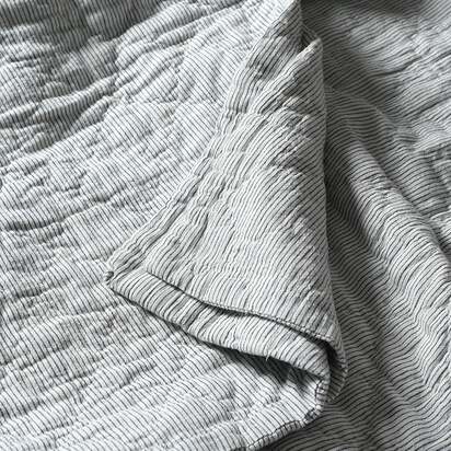 Needle Stripe Bed Throw - Home Accessories - The Cotswold Company