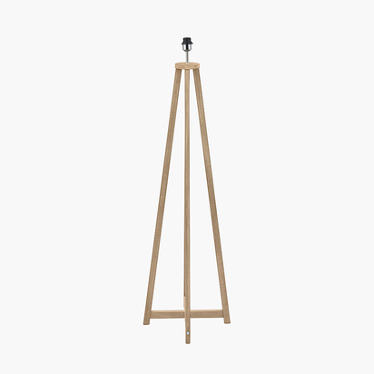 Whitby Grey Wash Wood Tapered 4 Post Floor Lamp Base