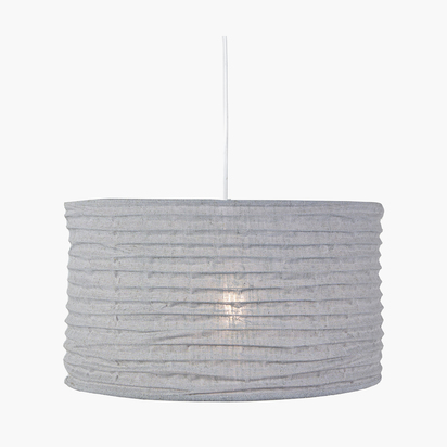 Patpong 35cm Grey Jute Non Elec Pendant