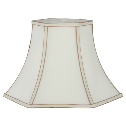 Lyla 40cm Cream Silk Mix Bowed Lampshade