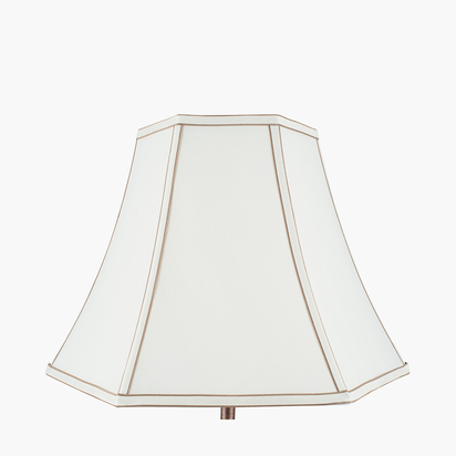 Lyla 35cm Cream Silk Mix Bowed Lampshade