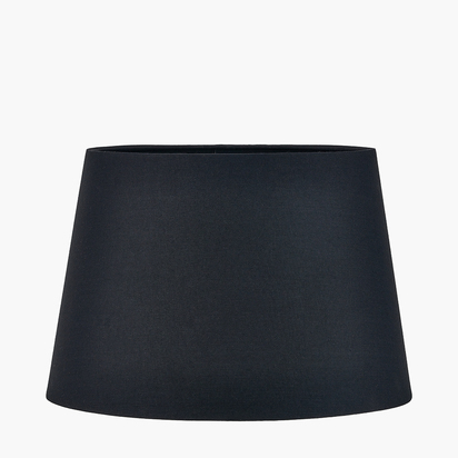 Adelaide 20cm Black Tapered Cotton Mix Lampshade