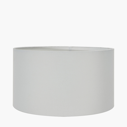 Harry 30cm Ivory Cotton Mix Cylinder Lampshade