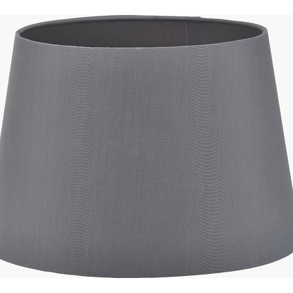 Adelaide 20cm Steel Grey Tapered Cotton Mix Lampshade