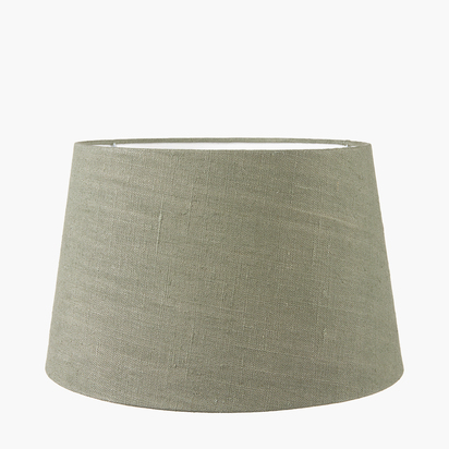 Milos 35cm Pistachio Green Linen Tapered Lampshade