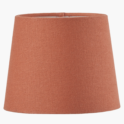 Pelham 15cm Tobacco Handloom Tapered Candle Clip Lampshade