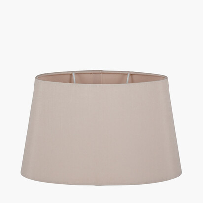 Martha 45cm Taupe Silk Mix Tapered Lampshade