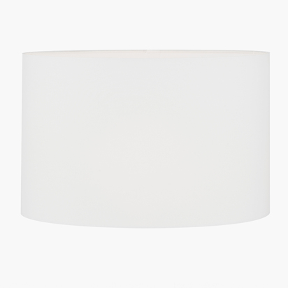 Mia 25cm Ivory Oval Cotton Mix Lampshade