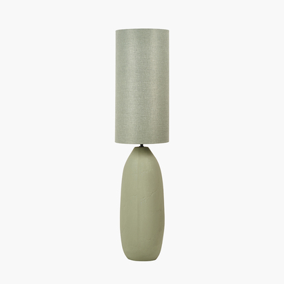 Erika Sage Vintage Textured Ceramic Floor Lamp