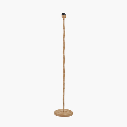 Palau Rattan Wave Floor Lamp Base