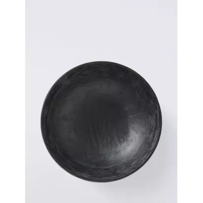 John Lewis Rustic Black Serve Bowl, 38cm, FSC-Certified (Mango Wood) Natural | 38x38x14
