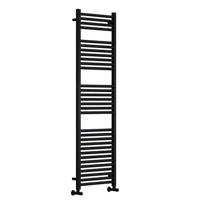 Toasty Glow Premium Matt Black 25mm Heated Towel Rail - 1600 x 500mm