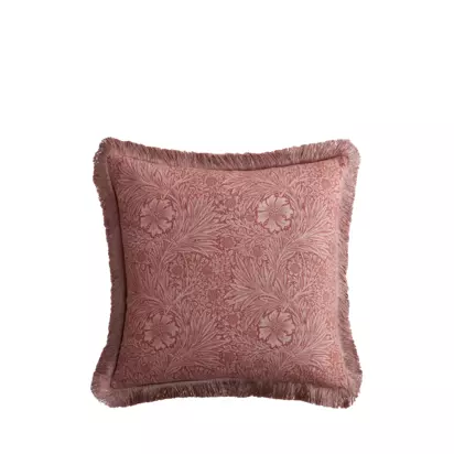 William Morris At Home Marigold Cushion Pink | 50 x 50cm