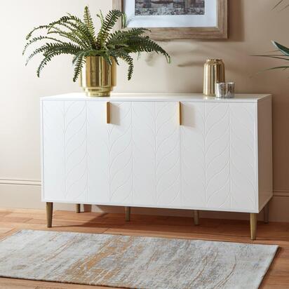 Gloria 3 Door Large Sideboard - White