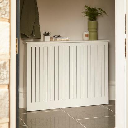 Elspeth Medium Radiator Cover in Snow White