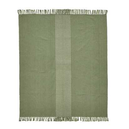 Odisha 125x150cm Green Throw