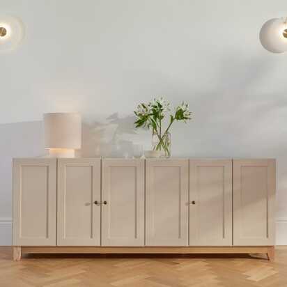 Morgan 3 Door Sideboard - Taupe